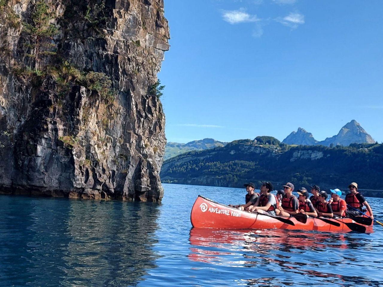 Teamevent mit dem Grosskanadier auf dem Vierwaldstättersee