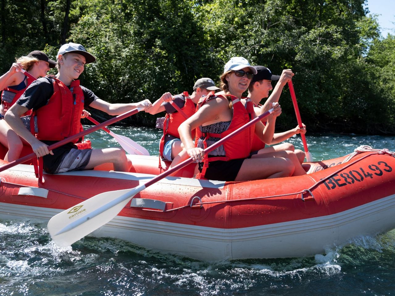 Aareböötle für 3-6 Personen: Schlauchboot mieten