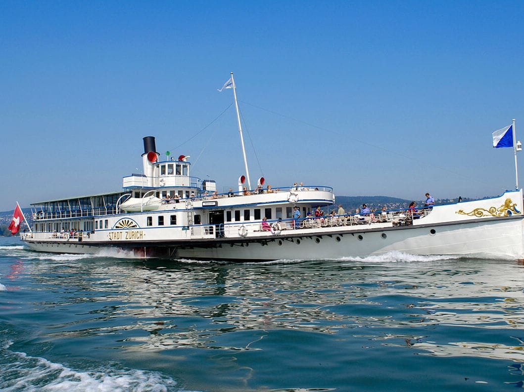  Tageskarte Zürichsee mit dem Schiff 