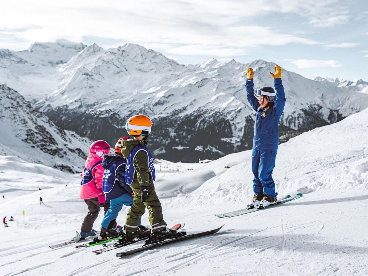 "Eisbären Club" Skischule halber Tag Kinder 3-5 Jahre in Zermatt
