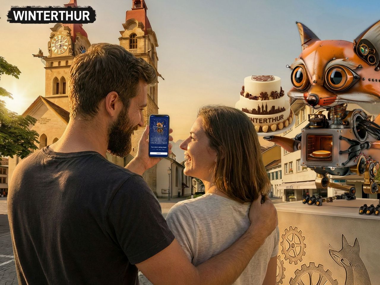 Foxtrail GO Winterthur digitale Schnitzeljagd