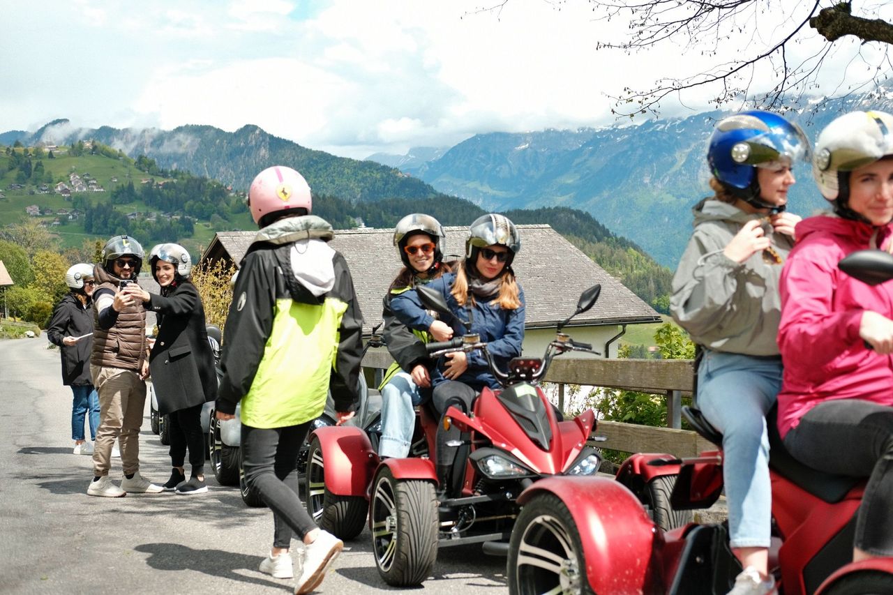 Isenfluh Tour mit Elektro Quad und Monstertrotti ab Interlaken
