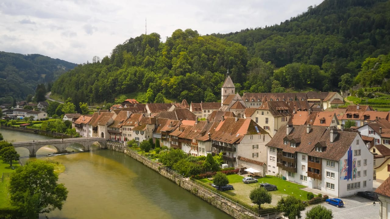 St Ursanne Naturpark Doubs