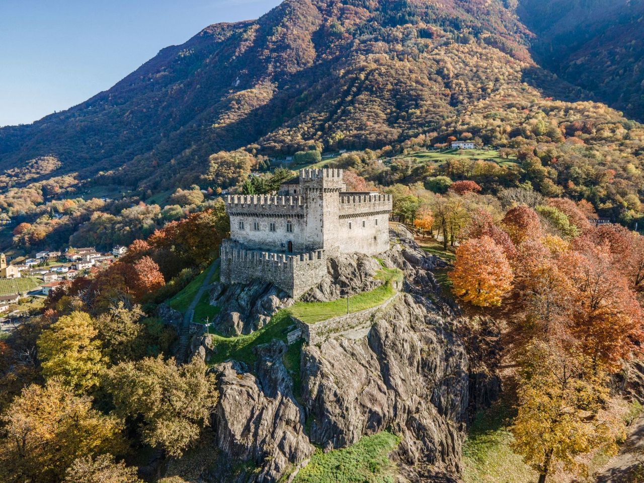 Tagesticket Burg Sasso Corbaro in Bellinzona