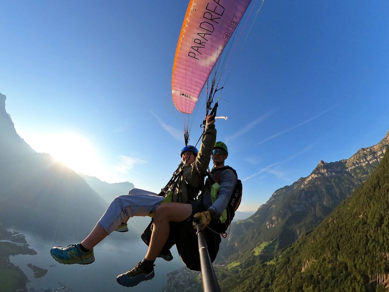Paragliding Eggberge Vierwaldstättersee