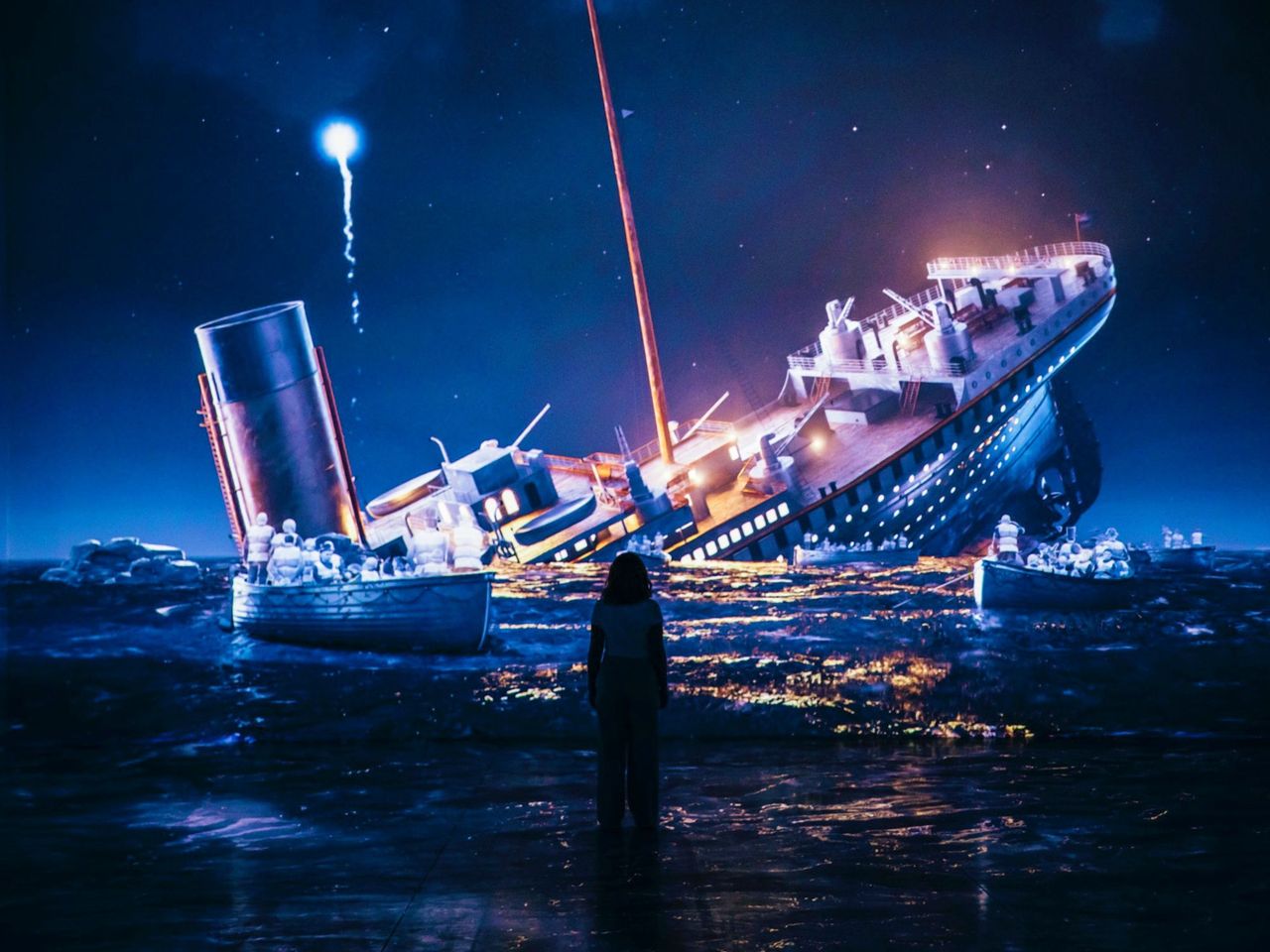 Ticket “Die Legende der Titanic" immersive Ausstellung Lichthalle Maag in Zürich