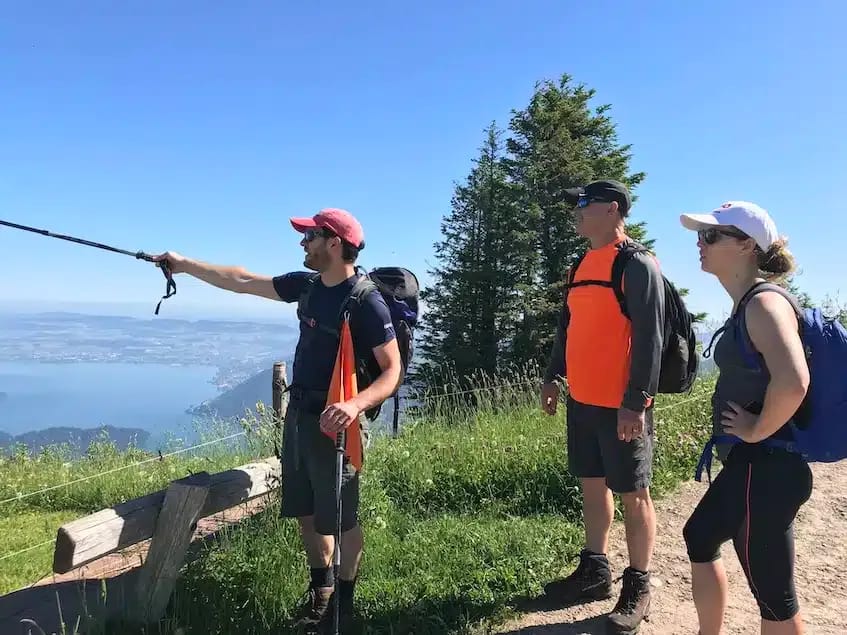 Private Rigi hike and mineral bath from Lucerne