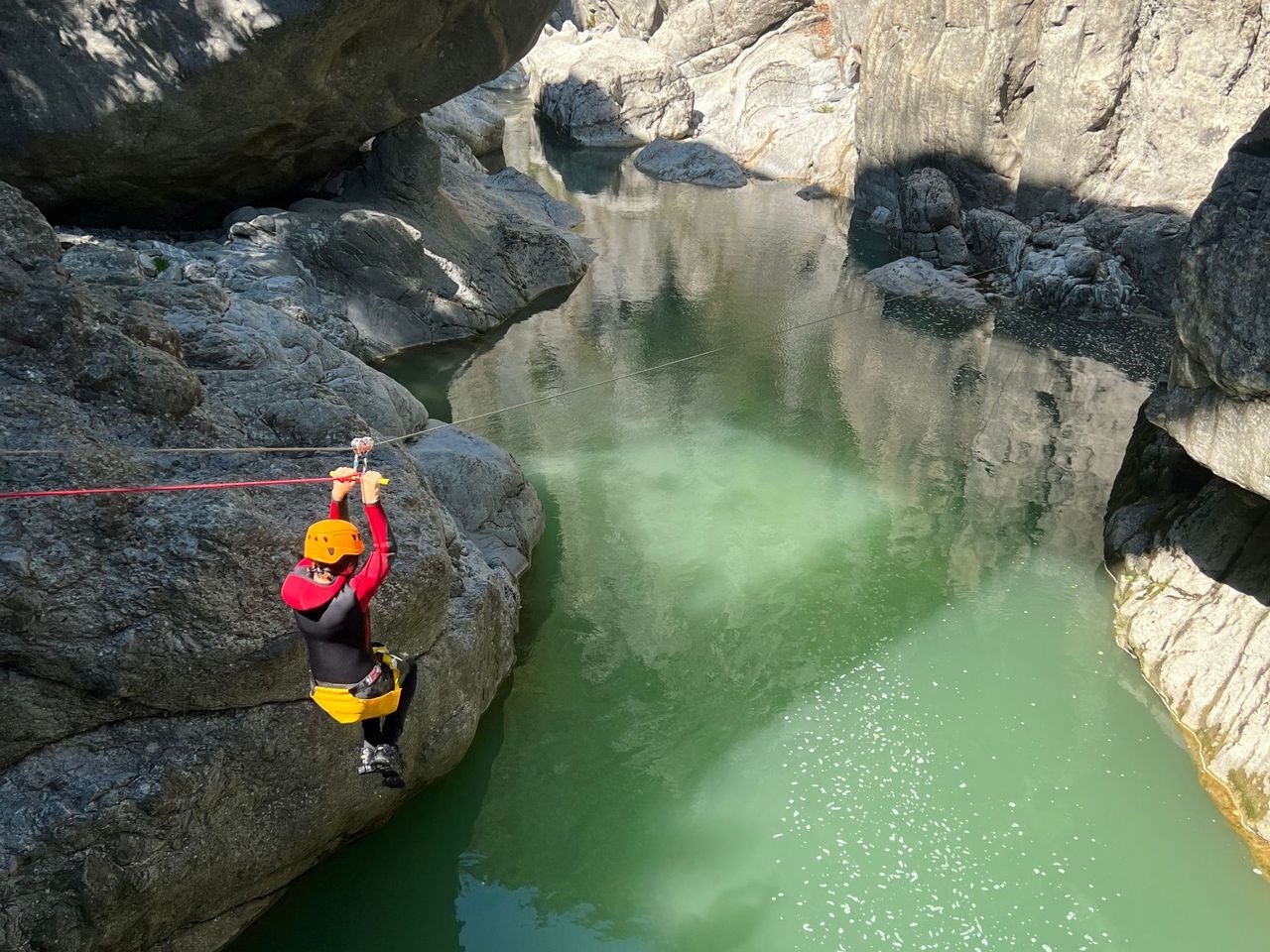 La Tine Canyoning in Montbovon für Anfänger