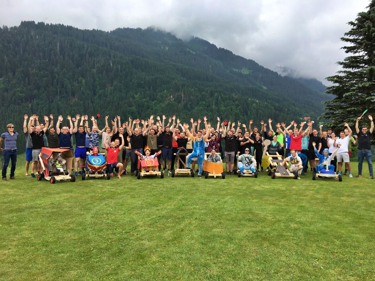 Seifenkisten Challenge für Teamevent ganze Schweiz