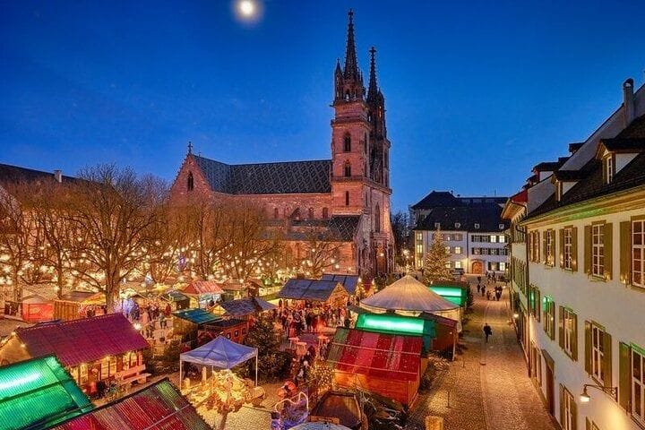 Ab Zürich: Private Tour zu den Weihnachtsmärkten in Basel und im Elsass