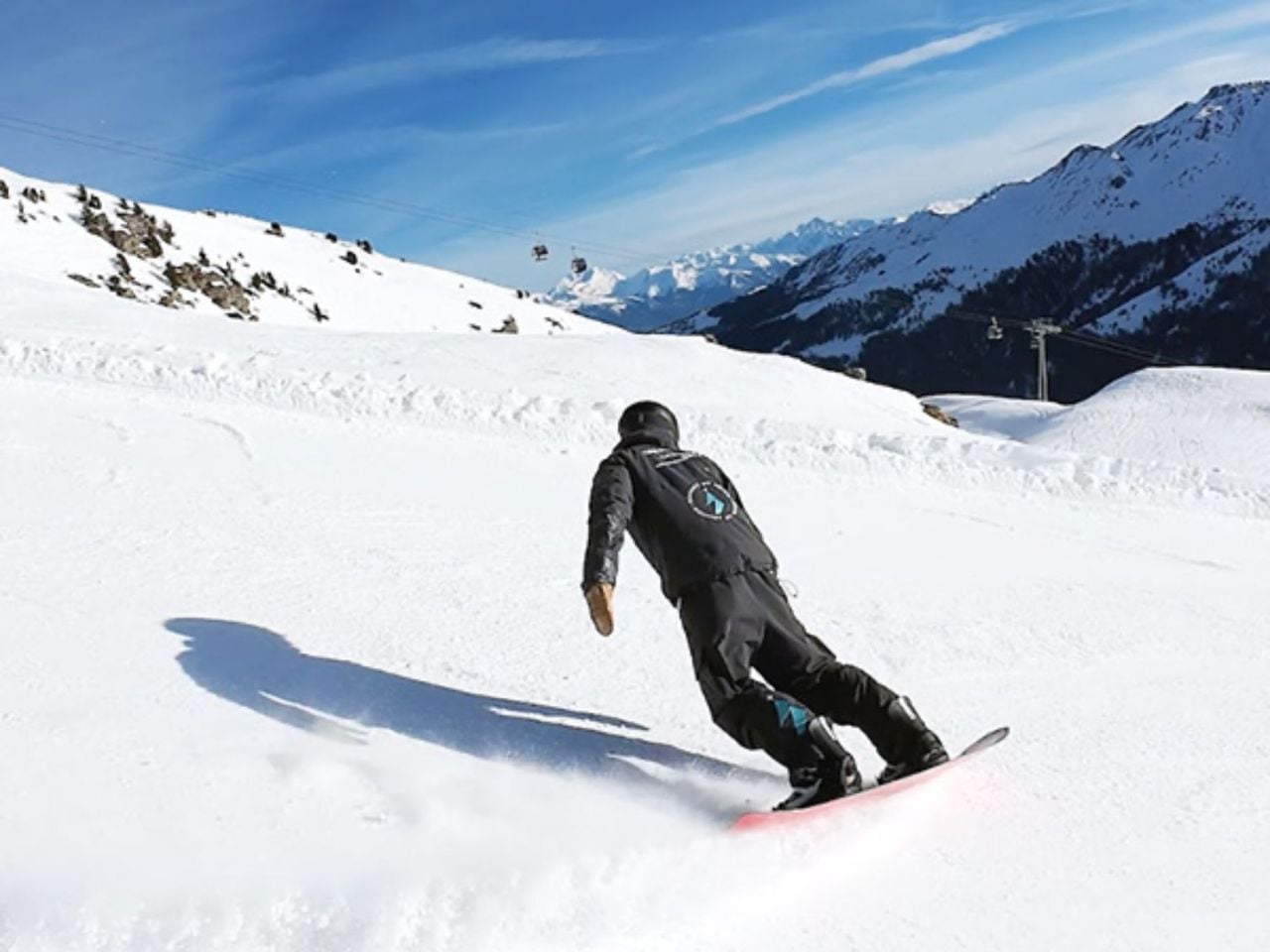 Privater Snowboard Unterricht in Crans Montana