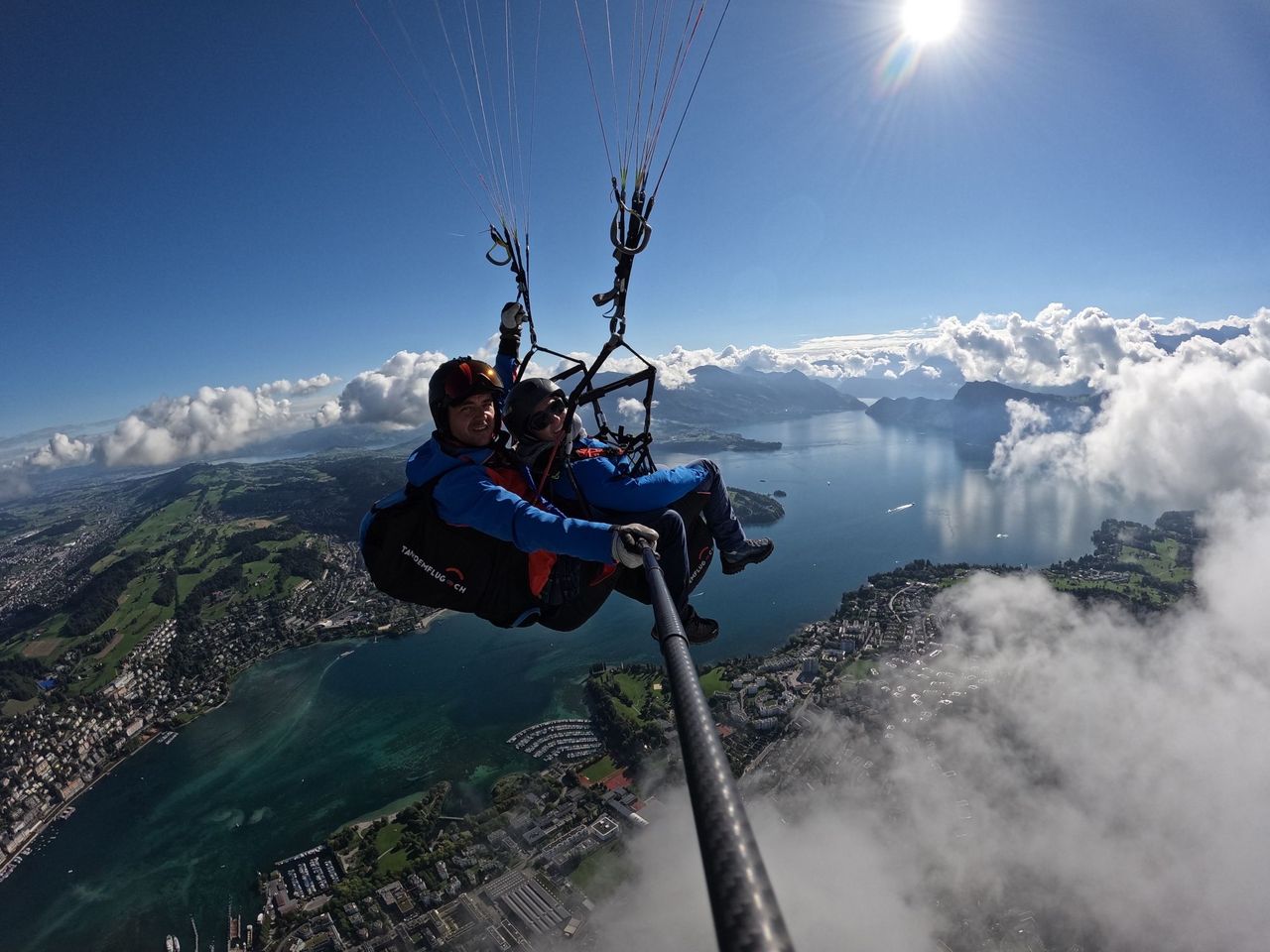 Schnupper Paragliding Tandemflug ab Kriens