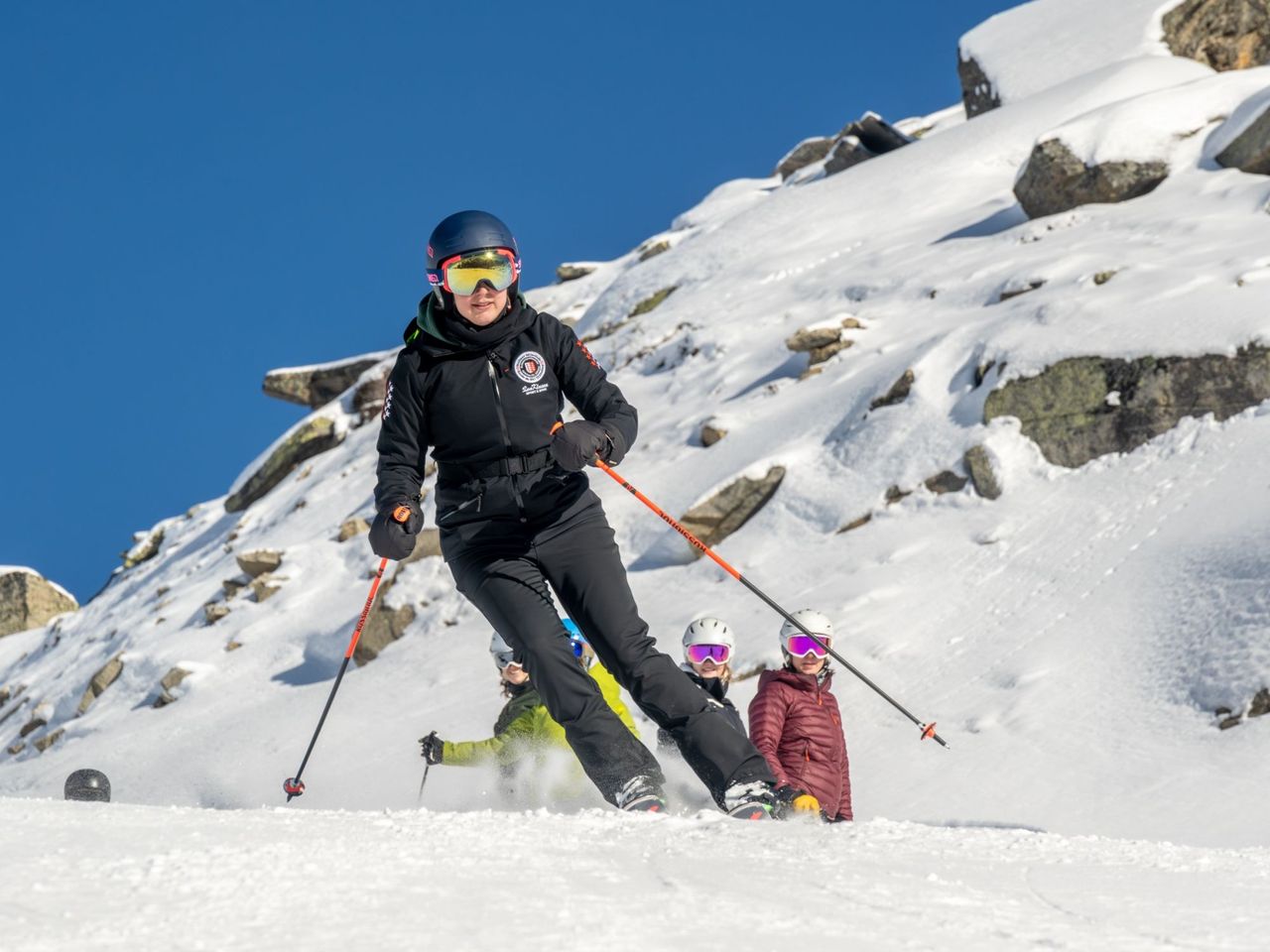 Skigebiet Hannigalp: Skiunterricht privat in Grächen