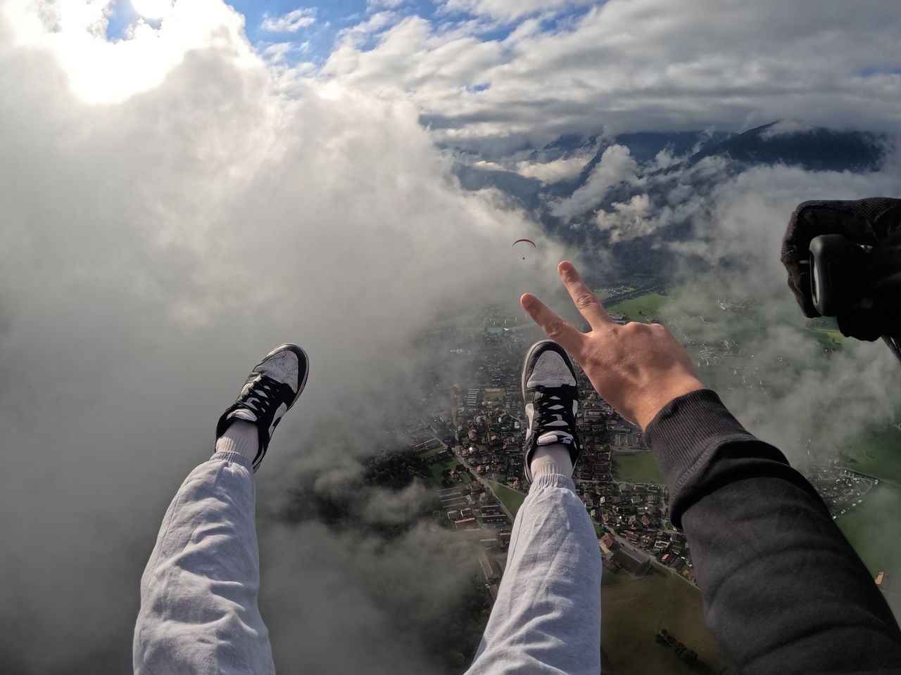 Beatenberg Gleitschirmfliegen Tandem ab Interlaken