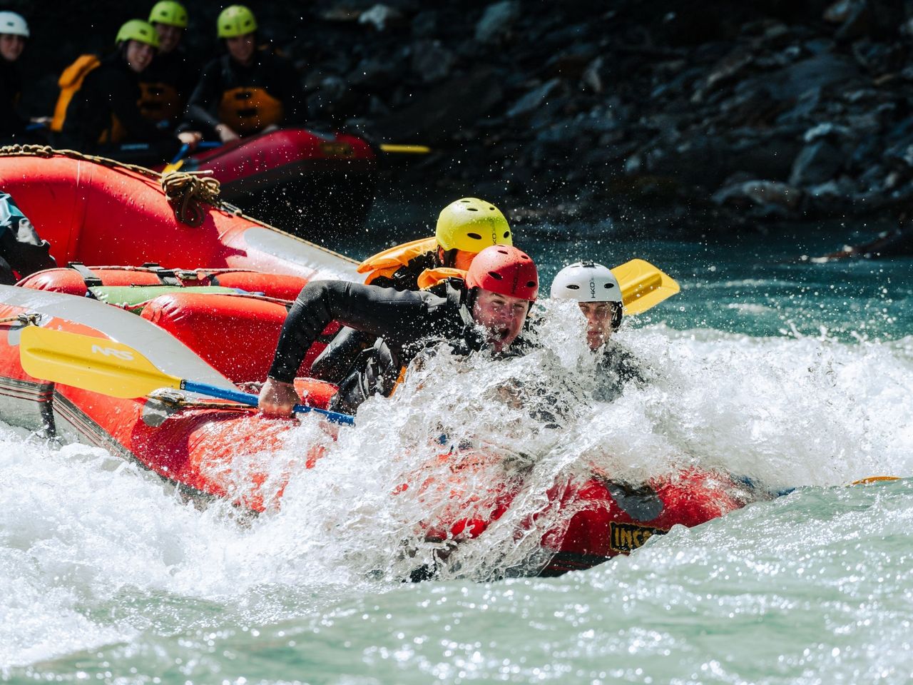 Whitewater Action Rafting auf der Lütschine ab Interlaken 