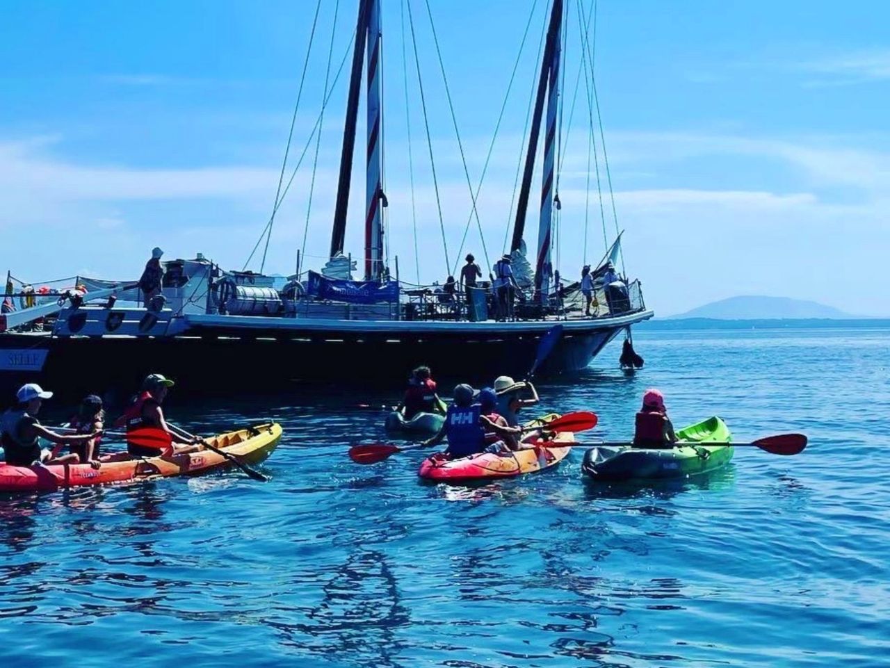 Kajak Tour Genfersee Allaman Morges selbstgeführt