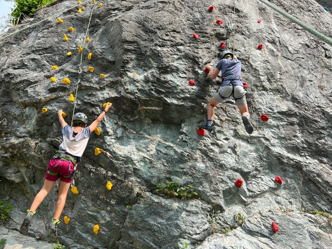 Kletterspass Igniu für Anfänger in Surrein