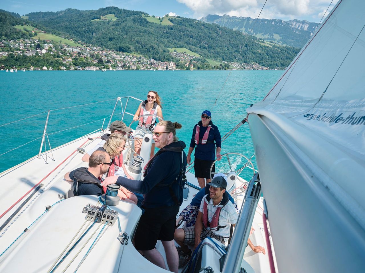 Segeln auf dem Thunersee