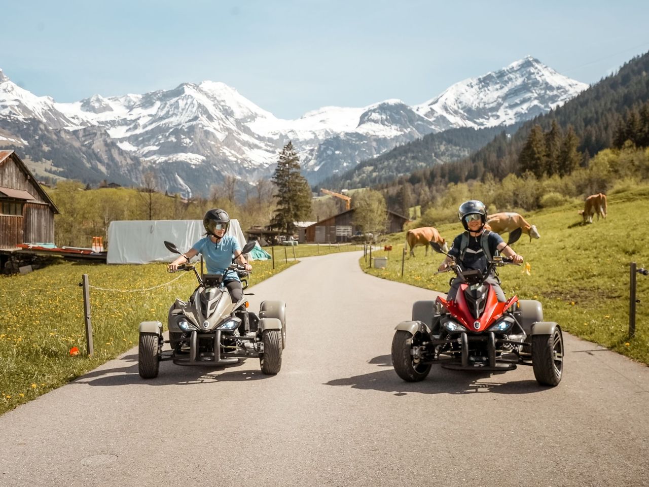 Elektro-Quad Ausflug in Gstaad und Rougemont