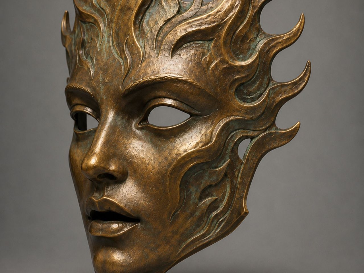 Bronzemaske Workshop mit 3D Scan in Konstanz