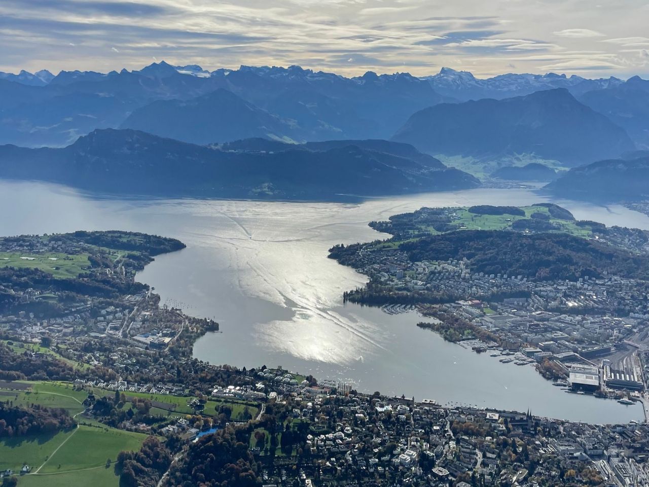 "Lucerne from Above" Private Helicopter Tour from Buttwil