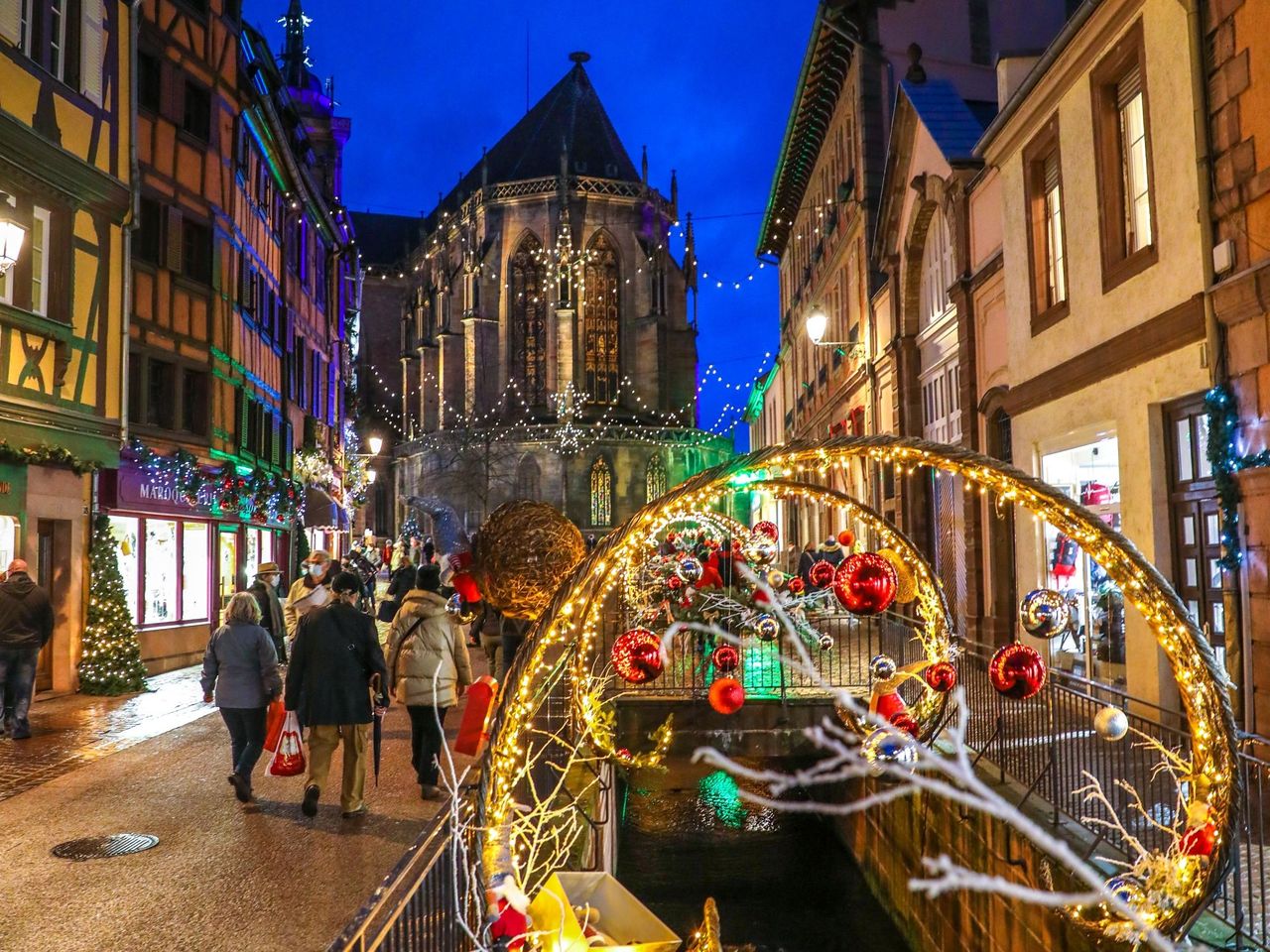 Ab Basel: Tagesausflug nach Colmar und Ribeauvillé (Weihnachtsmarkt)
