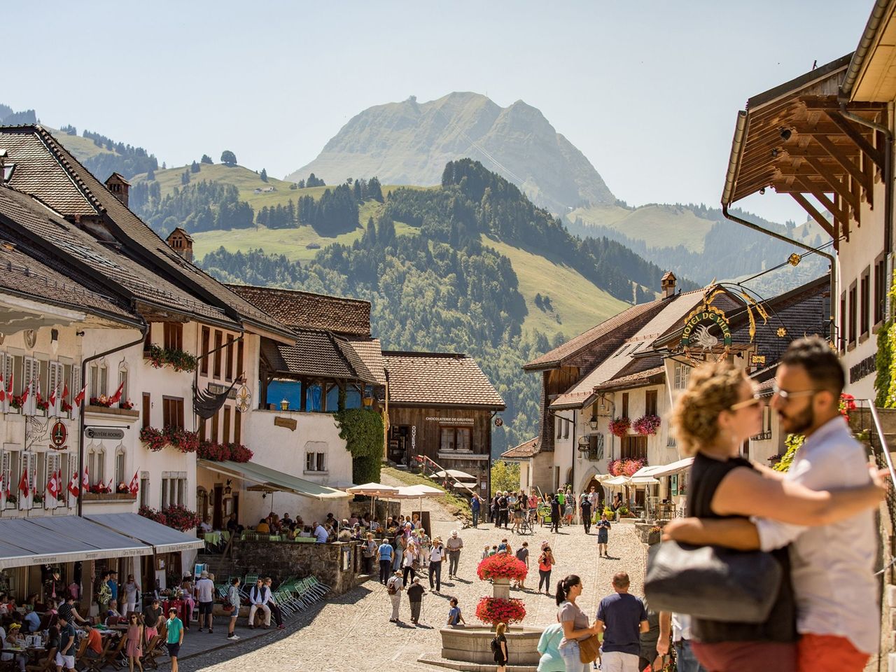 Ab Lausanne: Bustour Gruyères und Schokoladenfabrik 