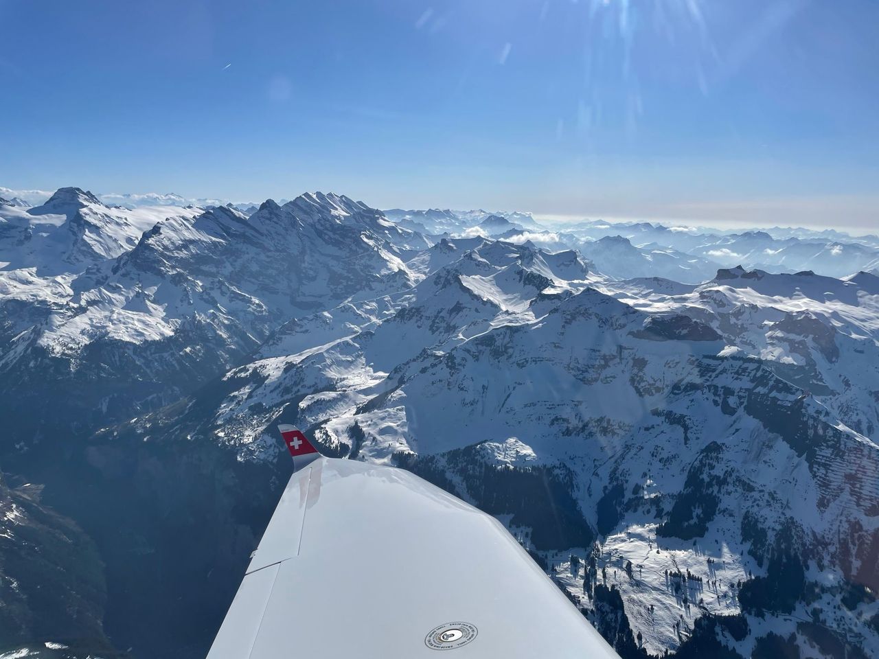 "Alpine Voyage" 90 min Rundflug ab Hausen am Albis