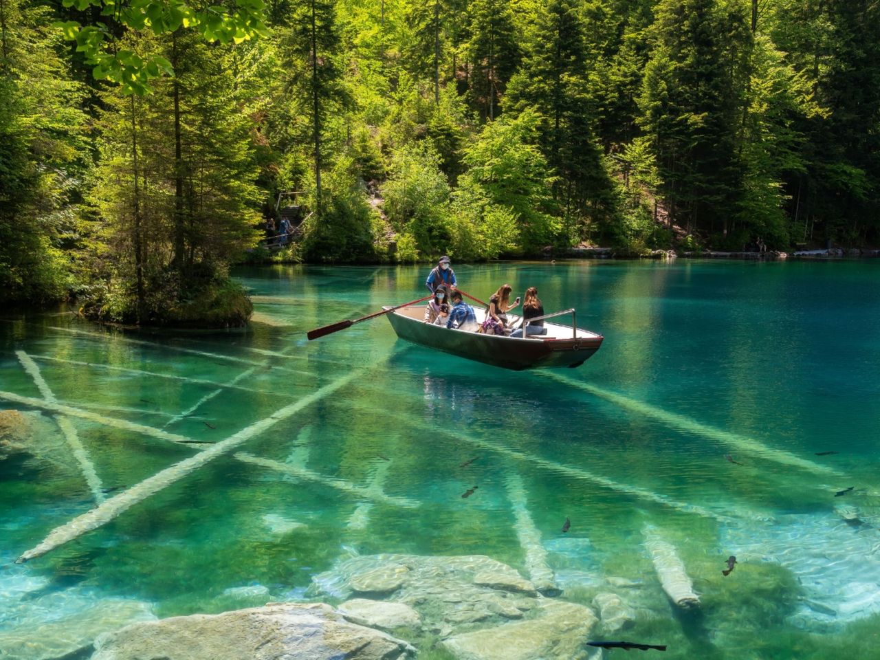 Ab Zürich: Blausee und Interlaken privater Tagesausflug