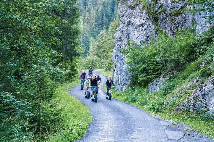 From Zurich: Private Day Trip with Monster Scooter Tour and Fondue