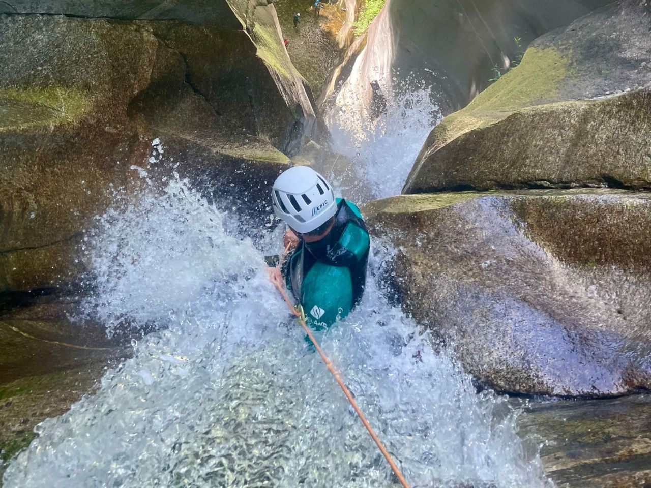 Helikopter Canyoning in der Nala Schlucht