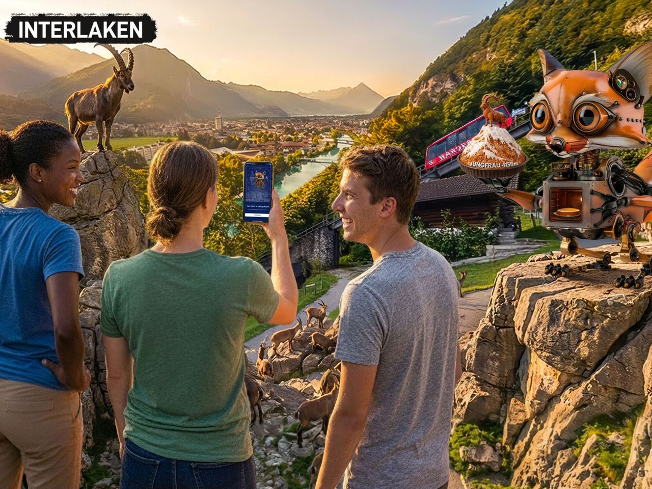 Foxtrail GO Interlaken digitale Schnitzeljagd