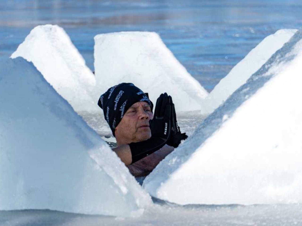 Eisbaden und Eislochbohren Workshop