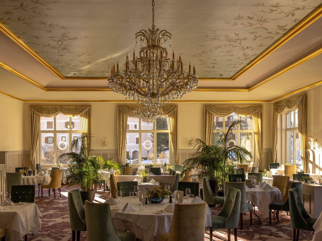 Frühstück und Spa im Cresta Palace in Celerina
