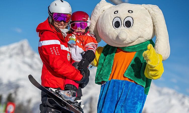 Corso ELKI di sci per genitori e bambini a Grächen, 5 mezze giornate