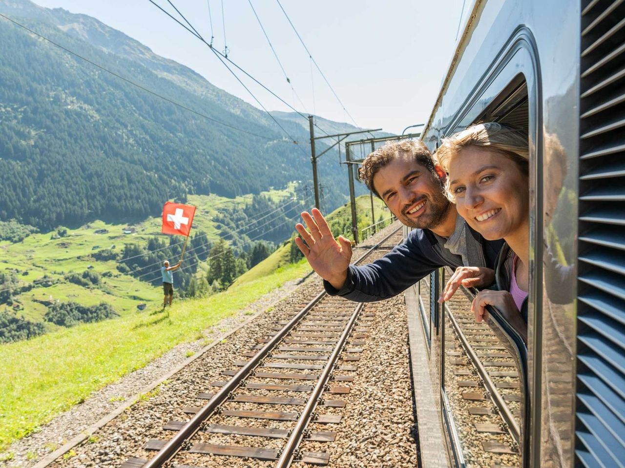10 Tage Schweiz Gotthard Panorama Zug Paar 