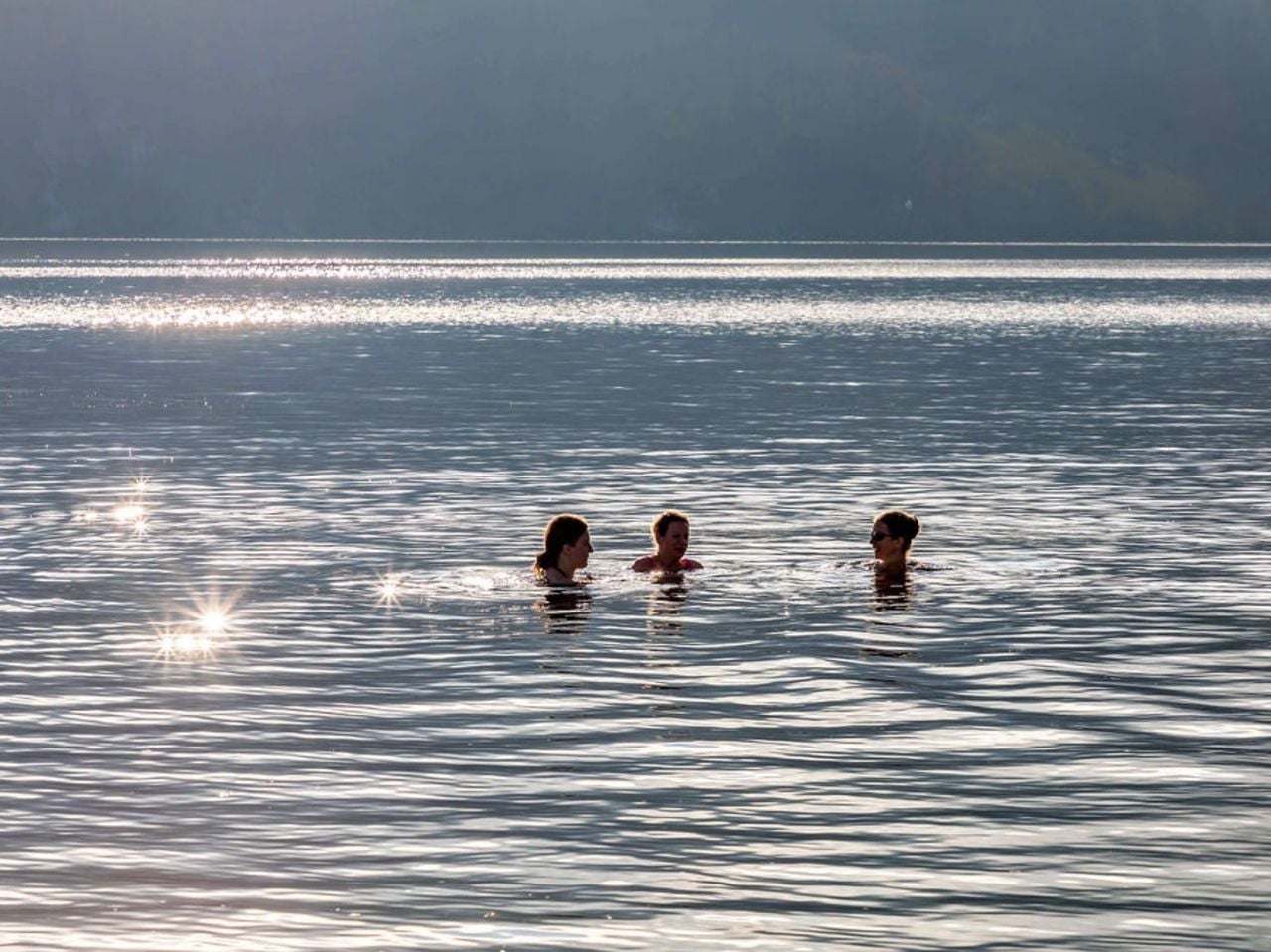 Eisbaden im Vierwaldstättersee