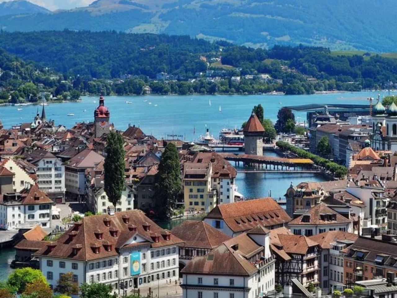 From Zurich: 3 mountains accessible by train, cable car, funicular, and boat