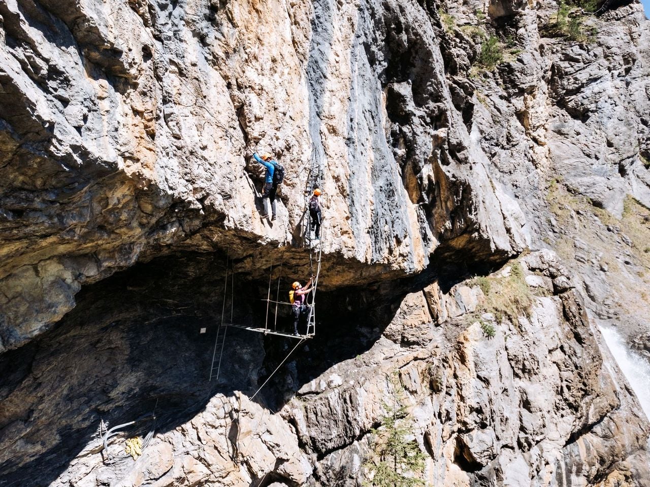Klettersteig Kandersteg für Fortgeschrittene Privat