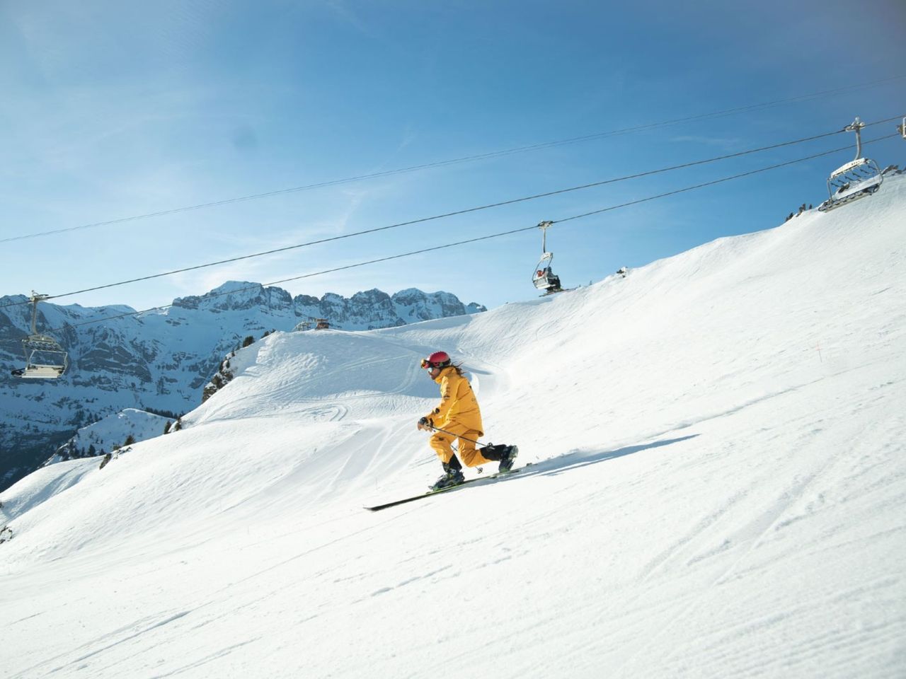 Private Telemark Lessons for Adults in Champéry