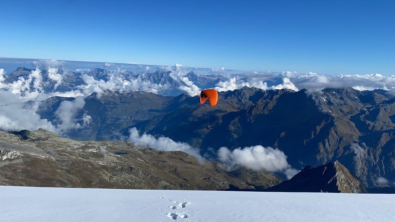 Discovery Flug mit dem Gleitschirm in Verbier