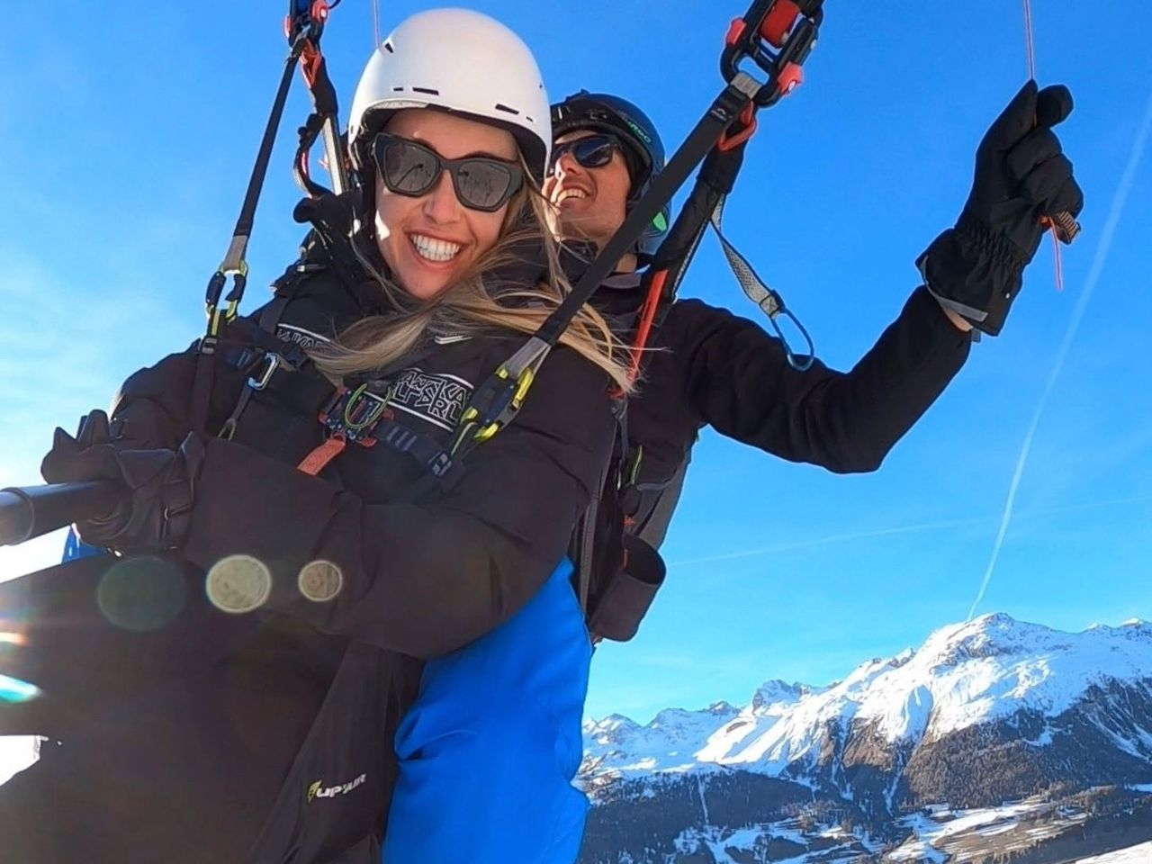 Paragliding privater Pilot ganzer Tag im Engadin