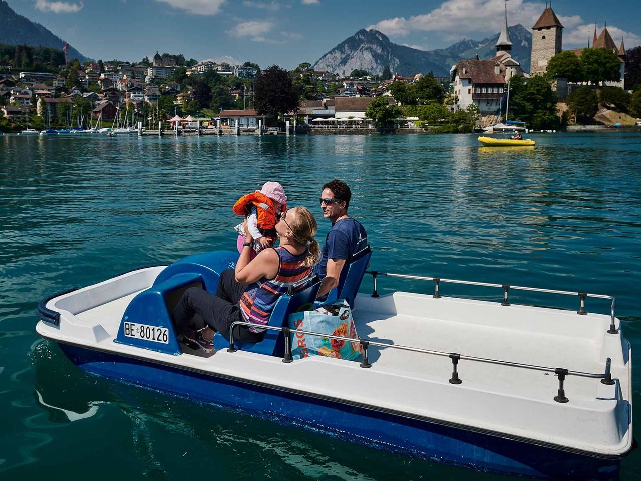 Pedalo Miete Thunersee ab Spiez