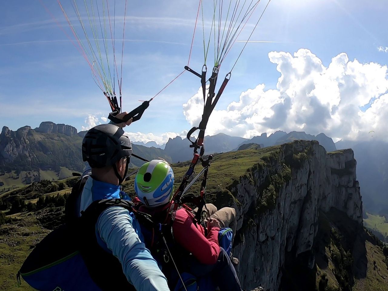 Thermikflug Gleitschirm 60 min im Alpstein