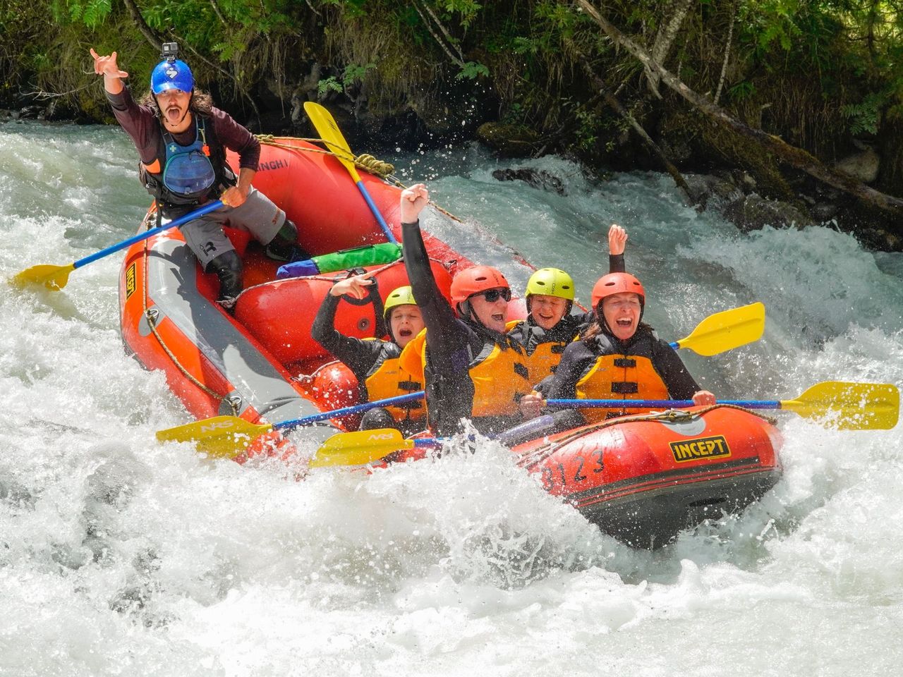 Rafting auf der Simme ab Interlaken