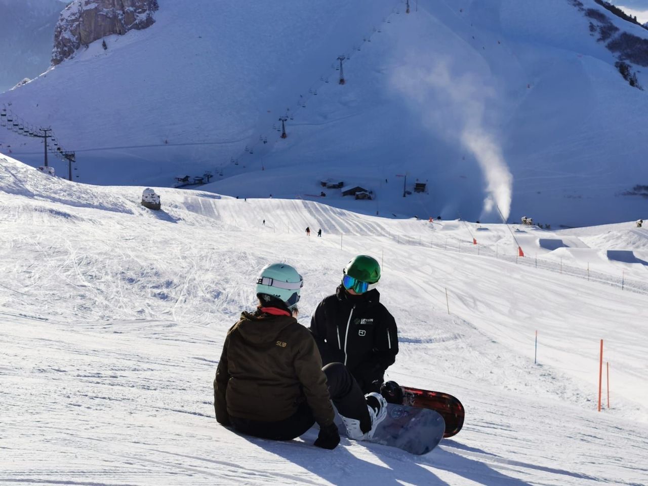 Snowboardkurs privat für Kinder und Erwachsene in Leysin