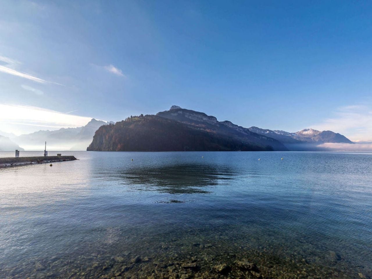 Kältewanderung am Vierwaldstättersee geführt