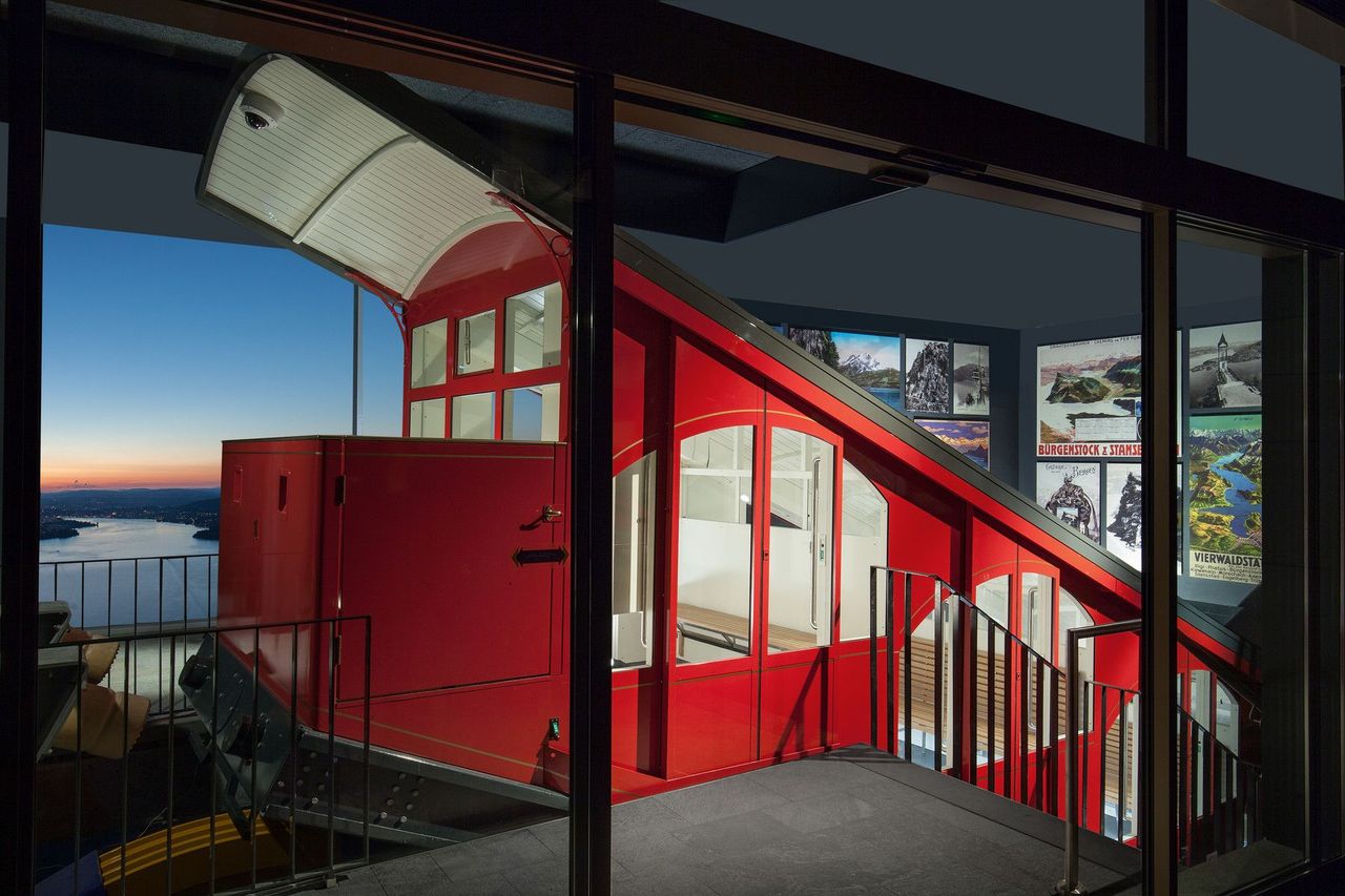 Bilhete para o funicular do Bürgenstock a partir de Kehrsiten