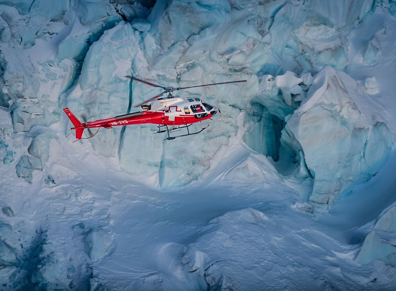 Helikopter Flug Gletscher mit Apéro ab Interlaken