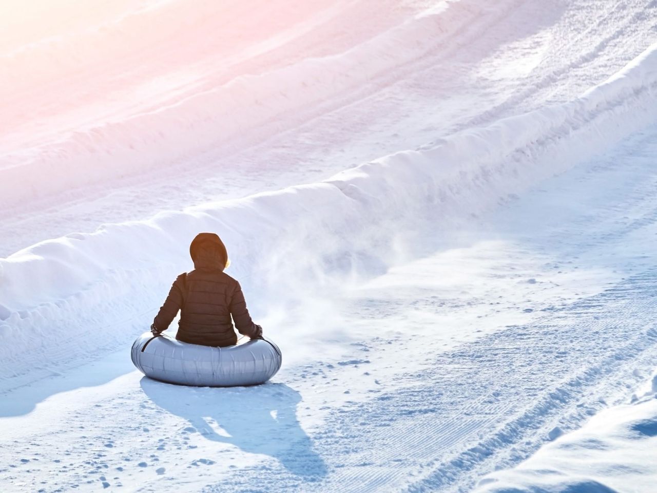 Snowtubing in Leysin ab Gstaad oder Rougemont